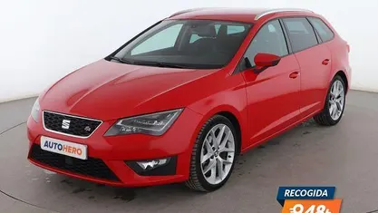 Rojo Usado 2014 Seat Leon FR Familiar | 12.699 € (Precio justo)