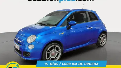 Azul Usado 2015 Fiat 500 S Utilitario | 6450 € (Precio justo)
