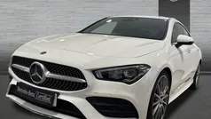 Blanco Usado 2019 Mercedes CLA200 AMG line Berlina | 30.900 € (Precio justo)