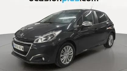 Usado Peugeot 208 Style 82 CV (60 kW) 2017 Negro Utilitario