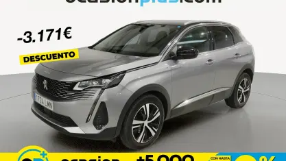 Usado Peugeot 3008 GT 130 HP (95 kW) 2021 Cinzento Pickup