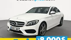Blanco Usado 2016 Mercedes C220 AMG Berlina | 24.300 € (Precio justo)