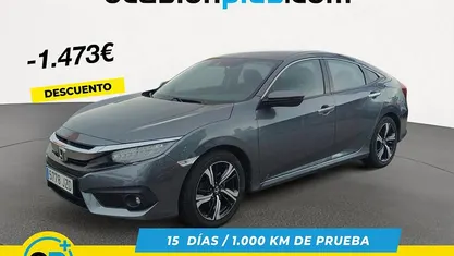 Gris Usado 2017 Honda Civic Executive Berlina | 18.417 € (Buen precio)