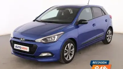Usado Hyundai i20 GO! 85 CV (62 kW) 2018 Azul Berlina