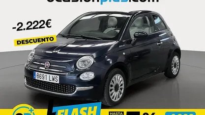 Azul Usado 2022 Fiat 500 Dolcevita Descapotable | 11.250 € (Precio justo)