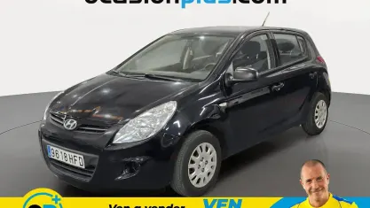 Usado Hyundai i20 Classic 78 CV (57 kW) 2011 Negro Utilitario