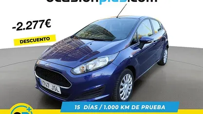 Azul Usado 2016 Ford Fiesta Trend Utilitario | 9713 € (Precio justo)