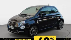 Negro Usado 2015 Fiat 500 Lounge Utilitario | 8099 € (Precio justo)