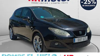 Usado Seat Ibiza 86 CV (63 kW) 2010 Negro Utilitario