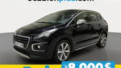 Negro Usado 2015 Peugeot 3008 Allure Monovolumen | 10.750 € (Precio justo)