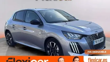 Usado Peugeot 208 Allure 102 CV (75 kW) 2024 Gris Utilitario