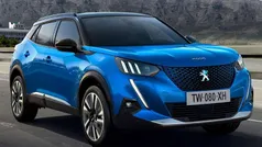 Rojo Usado 2022 Peugeot e-2008 GTi SUV | 18.890 € (Buen precio)