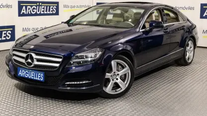 Usado Mercedes CLS350 306 CV (225 kW) 2014 Azul Berlina