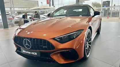 Nuevo Mercedes SL55 AMG AMG 476 CV (350 kW) 2025 Naranja Descapotable