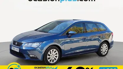 Usado Seat Leon Style 105 CV (77 kW) 2014 Azul Monovolumen