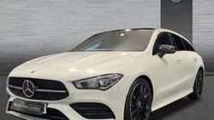 Blanco Usado 2021 Mercedes CLA220 AMG line Berlina | 33.900 € (Precio justo)