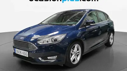 Usado Ford Focus Titanium 125 CV (91 kW) 2017 Azul Utilitario