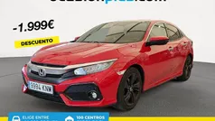 Rojo Usado 2018 Honda Civic Prestige Berlina | 21.990 € (Precio justo)
