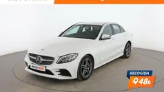 Blanco Usado 2019 Mercedes C200 AMG line Berlina | 28.199 € (Buen precio)