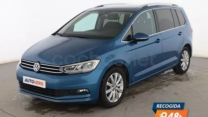 Usado VW Touran Sport 115 CV (84 kW) 2017 Azul Monovolumen