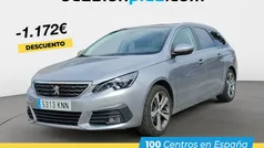 Gris / plata Usado 2018 Peugeot 308 Allure Familiar | 12.900 € (Precio justo)