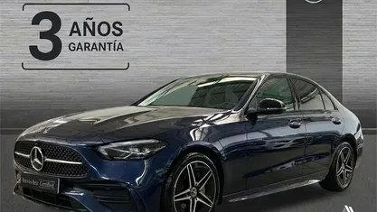 Usado Mercedes C200 AMG line 163 CV (119 kW) 2024 Azul sodalita Berlina