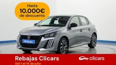 Gris Usado 2024 Peugeot 208 Active Utilitario | 14.490 € (Precio justo)