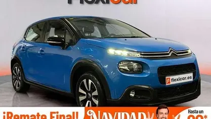 Azul Usado 2018 Citroën C3 PureTech Berlina | 8190 € (Precio justo)