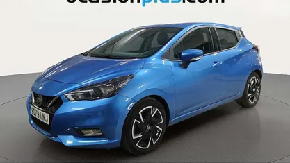 Usado Nissan Micra Acenta 92 CV (67 kW) 2021 Azul Utilitario