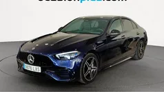 Azul Usado 2022 Mercedes C200 AMG Berlina | 36.355 € (Buen precio)