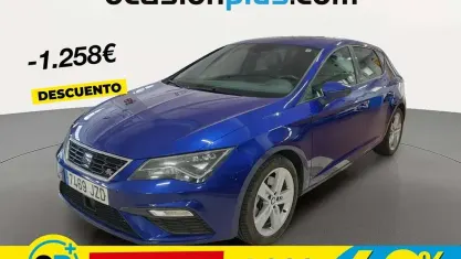 Usado Seat Leon FR 150 CV (110 kW) 2017 Azul Utilitario