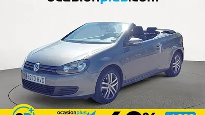Usado VW Golf Cabriolet 105 CV (77 kW) 2013 Gris Descapotable