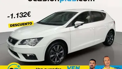 Usado Seat Leon Style 131 CV (96 kW) 2018 Blanco Utilitario