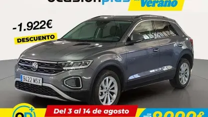 Usado VW T-Roc Life 110 CV (80 kW) 2024 Gris SUV