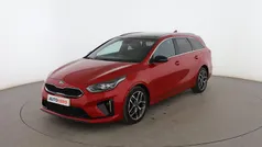 Rojo Usado 2021 Kia Ceed GT-Line Familiar | 21.499 € (Precio justo)