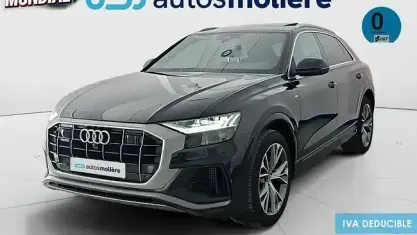 Usado Audi Q8 S-line plus 381 CV (280 kW) 2021 Negro SUV
