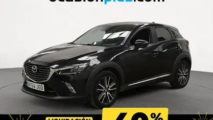 Negro Usado 2015 Mazda CX-3 Luxury SUV | 13.797 € (Precio justo)