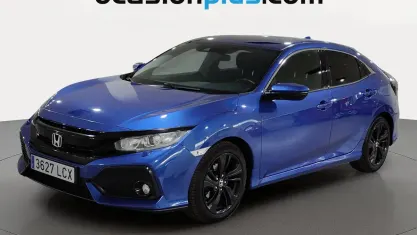 Usado Honda Civic Elegance 129 CV (94 kW) 2019 Azul Utilitario