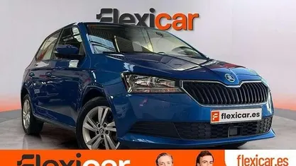 Occasion Skoda Fabia Ambition 75 PK (55 kW) 2019 Blauw Hatchback