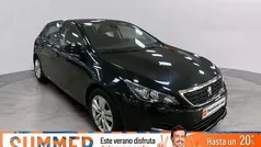 Negro Usado 2021 Peugeot 308 Active Berlina | 10.590 € (Precio justo)