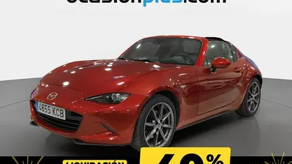 Rojo Usado 2017 Mazda MX5 Luxury Descapotable | 24.584 € (Precio justo)