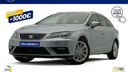 Usado Seat Leon XCELLENCE 130 CV (95 kW) 2020 Gris / plata Familiar