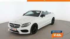 Blanco Usado 2016 Mercedes C220 AMG line Descapotable | 26.399 € (Precio justo)