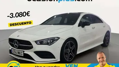 Usado Mercedes CLA200 AMG 150 CV (110 kW) 2023 Blanco Coupe