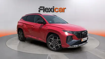 Usado Hyundai Tucson N Line 150 CV (110 kW) 2022 Rojo SUV