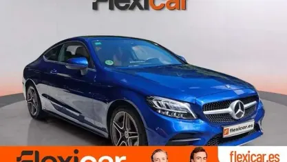 Usado Mercedes C220 194 CV (142 kW) 2019 Azul Coupe