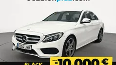 Blanco Usado 2016 Mercedes C220 AMG Berlina | 23.490 € (Precio justo)