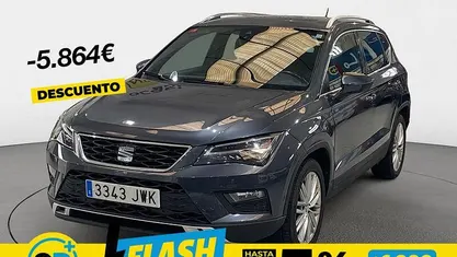 Usado Seat Ateca 4Drive 190 CV (139 kW) 2017 Gris SUV