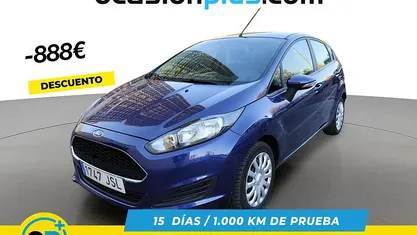Azul Usado 2016 Ford Fiesta Trend Utilitario | 9713 € (Precio justo)