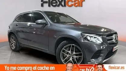 Usado Mercedes GLC220 AMG line 170 CV (125 kW) 2017 Gris SUV